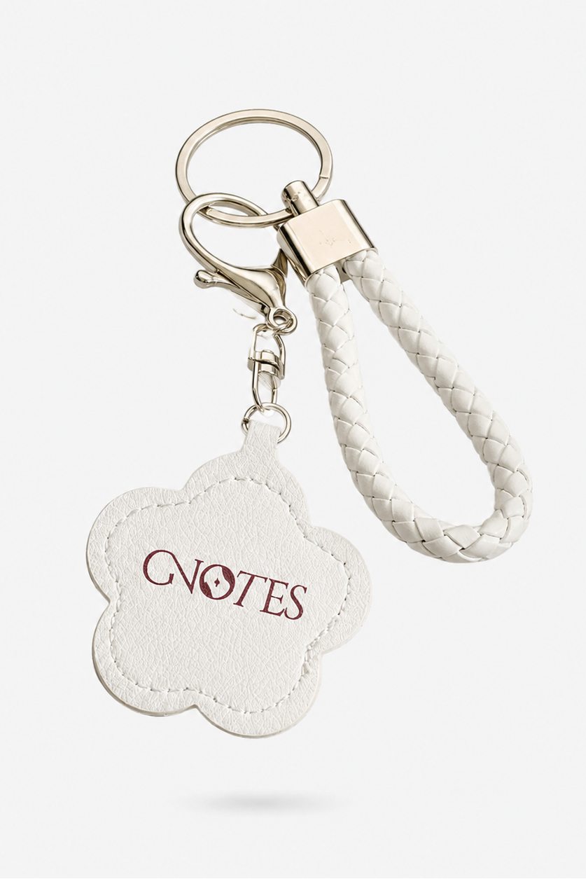 Flower Mirror Keychain